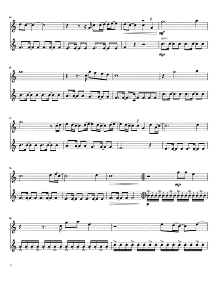 Marry Me Violin Duet Page 2