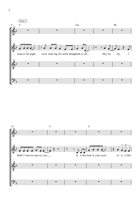 Marry You Satb Page 2