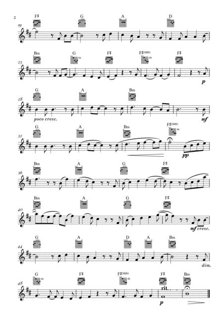 Mary Did You Know For Violin And Guitar Chords Page 2