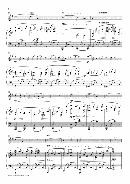 Marys Lullaby Or Maria Wiegenlied Bass Clarinet And Piano Page 2