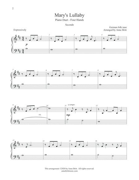 Marys Lullaby Piano Duet Page 2