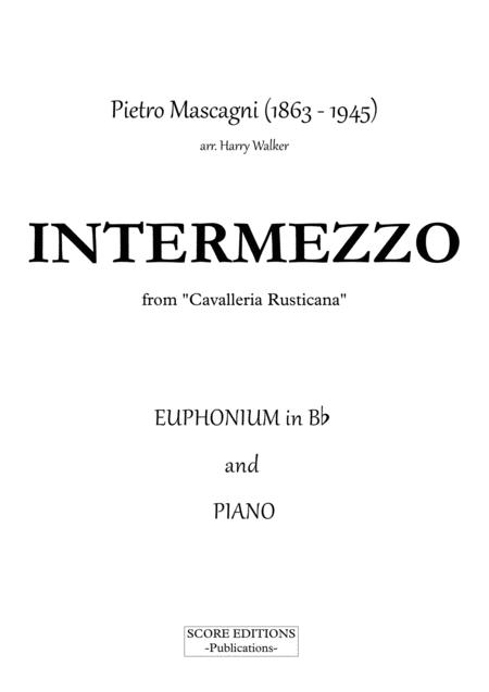 Mascagni Intermezzo For Euphonium In Bb And Piano Page 2