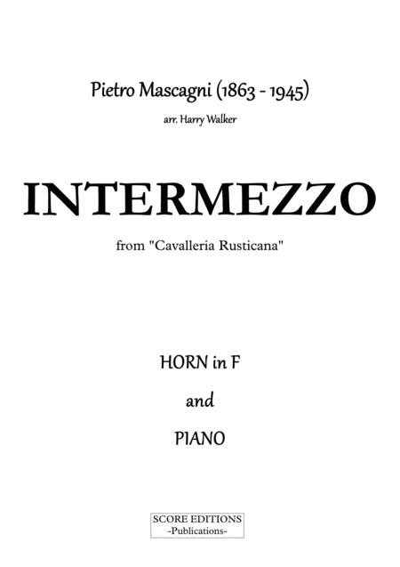 Mascagni Intermezzo For Horn In F And Piano Page 2