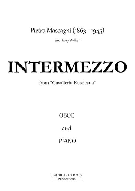 Mascagni Pietro Intermezzo For Oboe And Piano Page 2