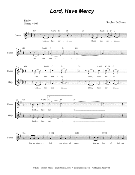 Mass Of Praise And Worship Lead Sheet Edition Page 2