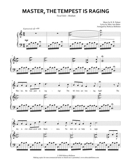 Master The Tempest Is Raging Vocal Solo Page 2