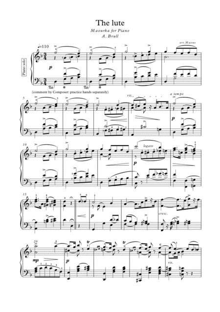 Masterpieces For Solo Piano 5 By A Brull And Unknown Page 2