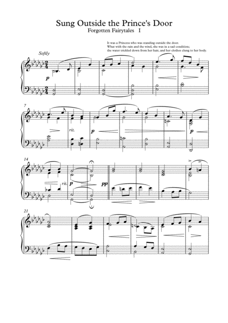 Masterpieces For Solo Piano Forgotten Fairytales Page 2