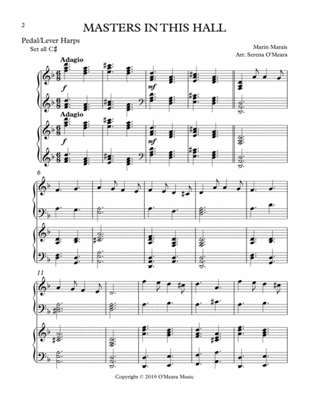 Masters In This Hall Score And Parts Page 2