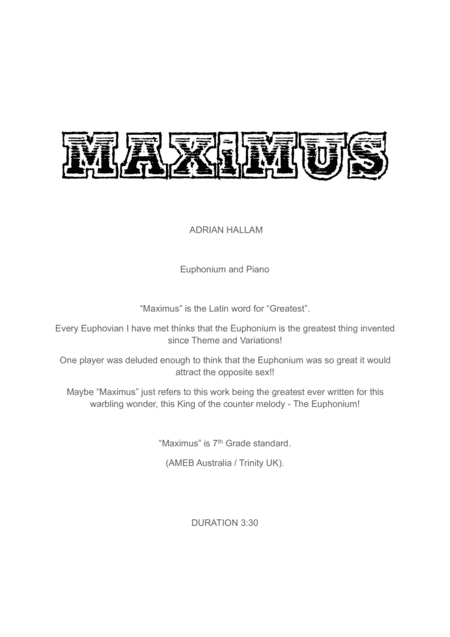 Maximus Page 2