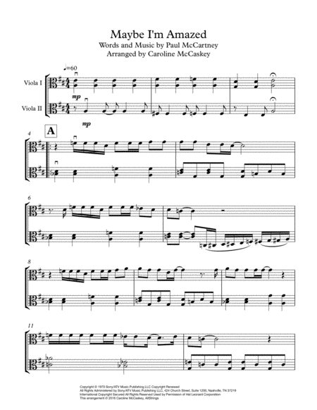 Maybe I M Amazed Viola Duet Page 2