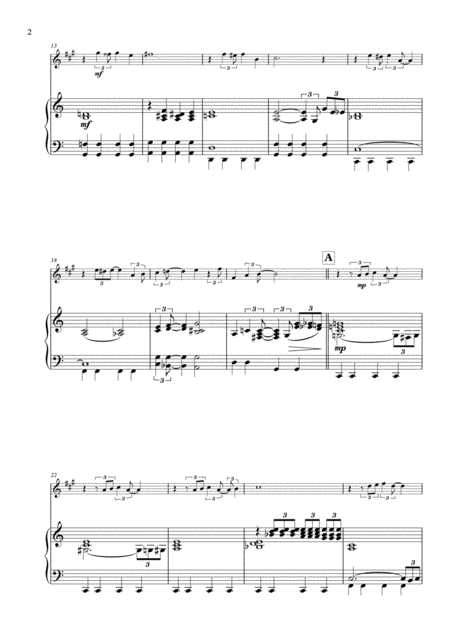 Maybe This Time Arranged For Alto Saxophone And Piano Page 2