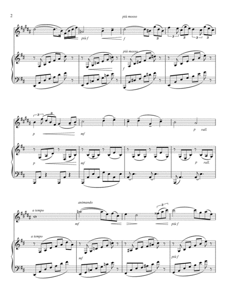 Mditation From Thas By Jules Massenet For Alto Saxophone And Piano Page 2