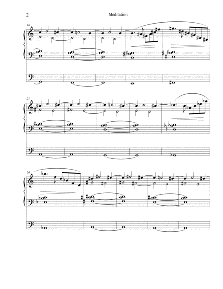 Meditation For Organ Page 2