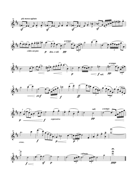 Meditation From Thais For Flute And Piano Page 2