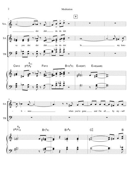 Meditation Meditao Vocal Jazz Ensemble Page 2