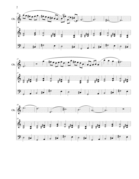 Meditation Nr 1 For Oboe And Organ Page 2