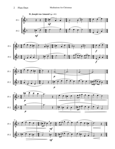 Meditations For Christmas Russian Chant For Flute Duet Page 2