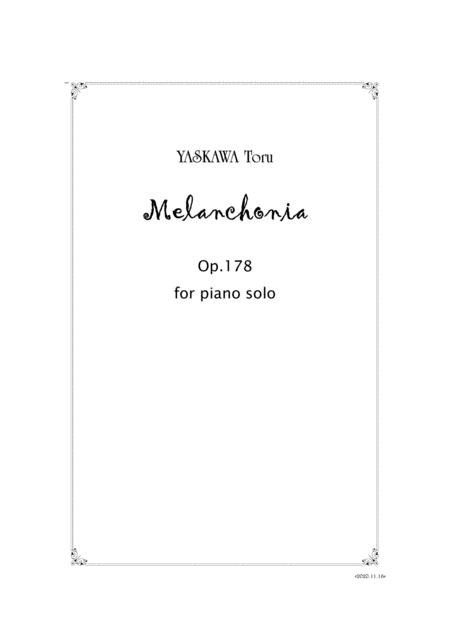 Melanchonia For Piano Solo Op 178 Page 2