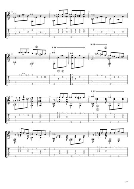 Melati Di Tapal Batas Solo Guitar Tablature Page 2
