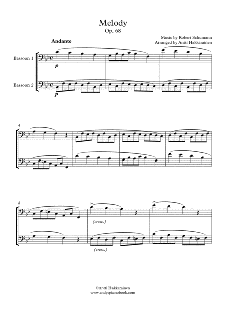 Melody Bassoon Duet Page 2