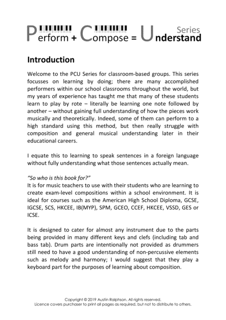 Melody Passing Notes Educational Pack Perform Compose Understand Pcu Series Page 2