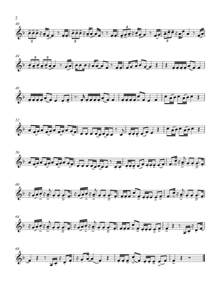 Memories By Maroon 5 Trumpet Solo And Piano Accompaniment Page 2