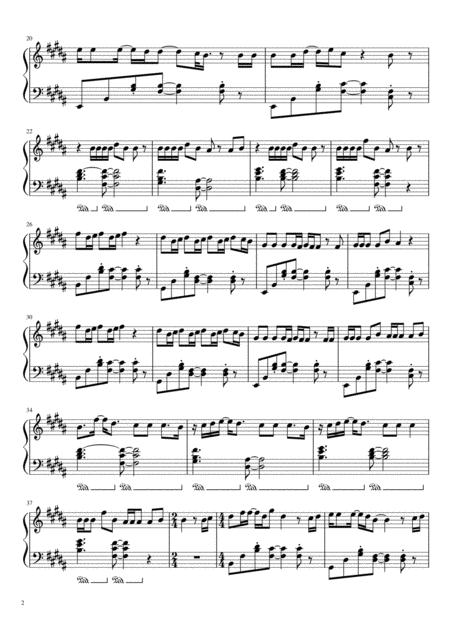 Memories Maroon 5 For Solo Piano Page 2