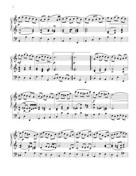 Menuet From Flute Sonata In C Page 2