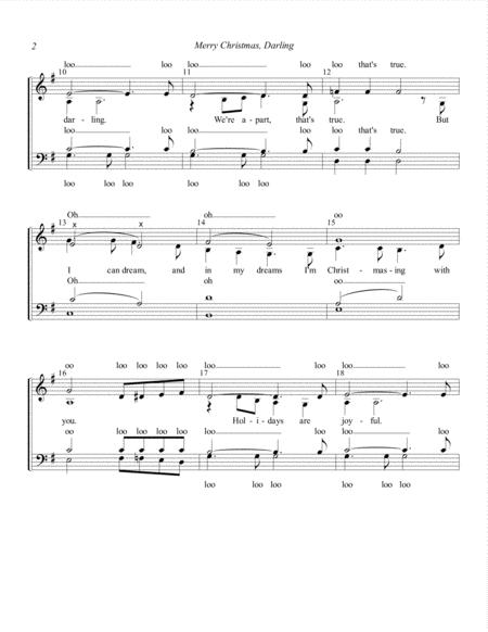 Merry Christmas Darling Satb Page 2