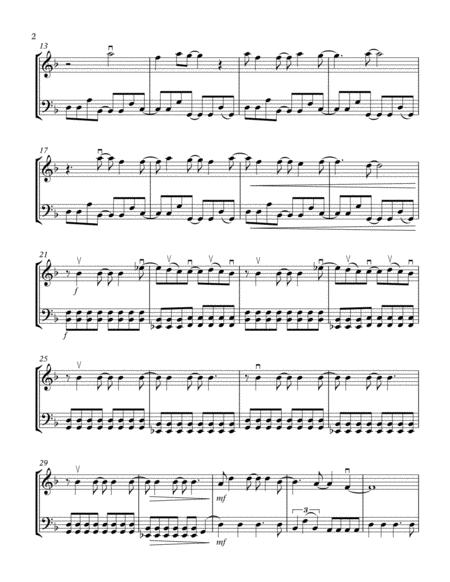 Message In A Bottle Violin Cello Duet The Police Arr Cellobat Page 2