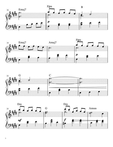 Mia Sebastian Theme For Early Advanced Piano Page 2