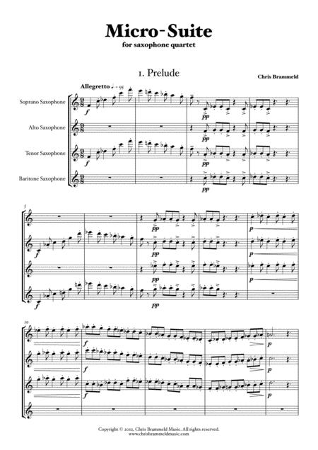 Micro Suite For Saxophone Quartet Page 2