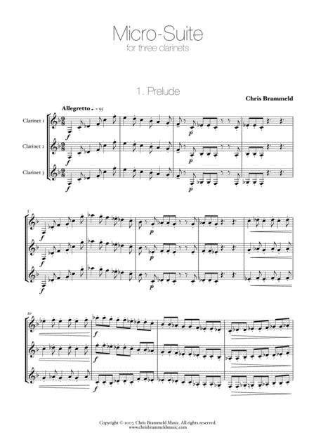 Micro Suite For Three Clarinets Page 2