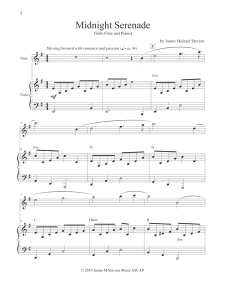 Midnight Serenade Flute Piano Page 2