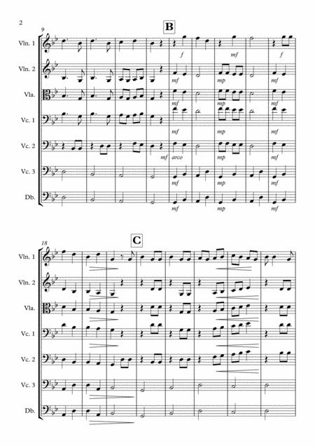Midwinter Midnight Full String Ensemble Page 2