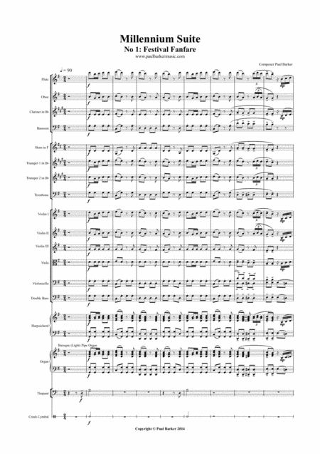 Millennium Suite Full Orchestra Version Conductor Score Page 2