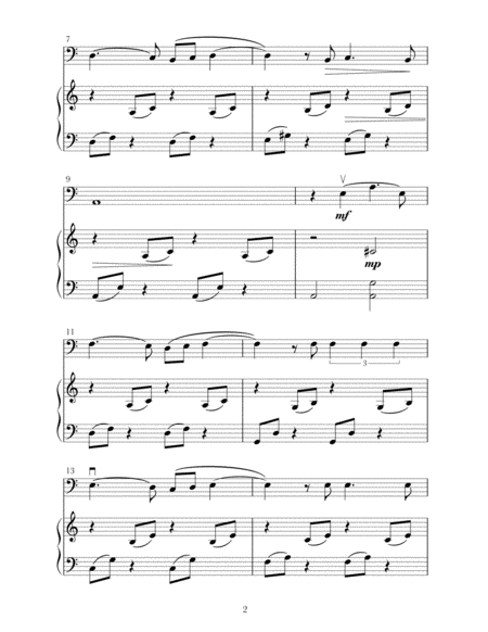 Million Years Ago Cello And Piano Page 2