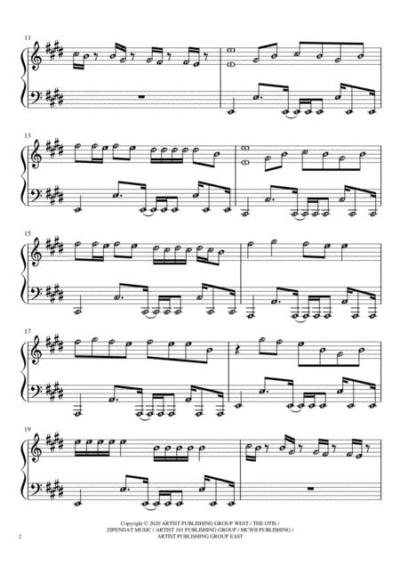 Mine Bazzi Piano Solo With Note Names Alphabets Page 2