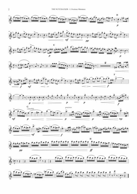 Miniature Overture From Nutcracker Suite For Saxophone Quartet Page 2