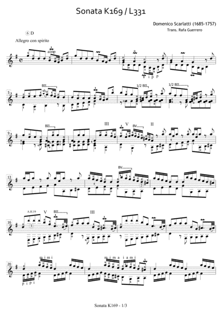 Minuet H Purcell Arranged For Guitar Ensemble Page 2