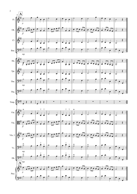 Minuet In G By Bach For School Orchestra Page 2