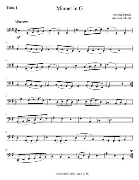 Minuet In G Tuba Duet Page 2