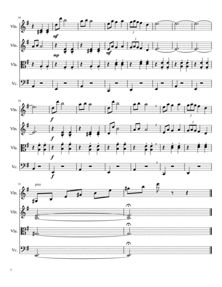 Minuet Of Forest Zelda String Quartet Page 2