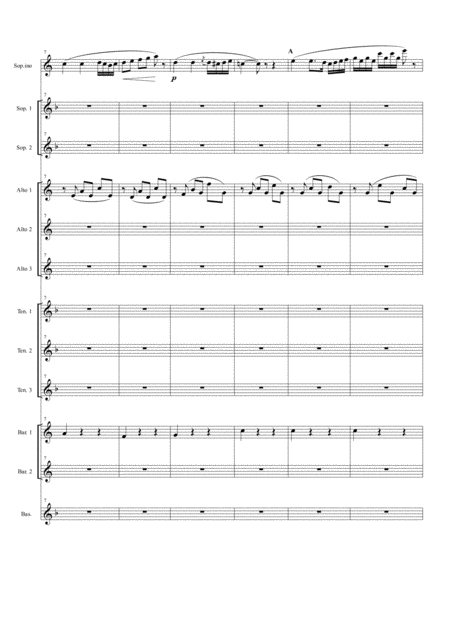 Minuetto From L Arlesienne Suite No 2 For Saxophone Ensemble Page 2