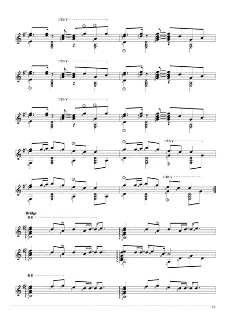 Misery Solo Guitar Score Page 2