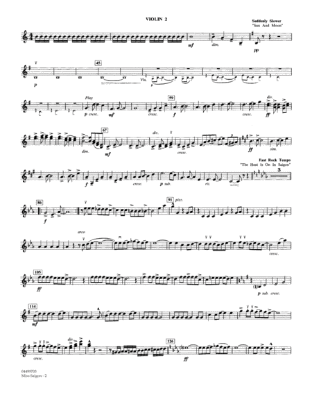 Miss Saigon Arr Calvin Custer Violin 2 Page 2