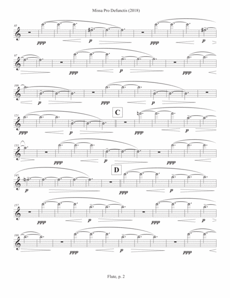 Missa Pro Defunctis 2018 Flute Part Page 2