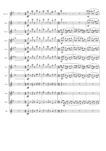Mission Impossible Theme For Saxophone Ensemble Page 2