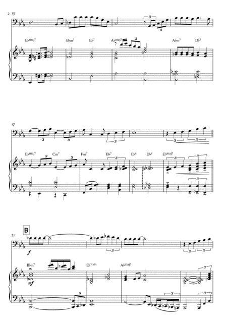 Misty For Trombone And Piano Page 2